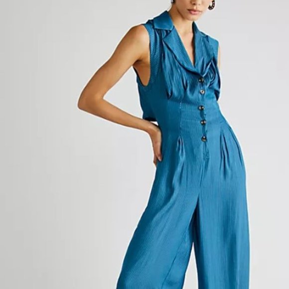 Free People Pants - * BRAND NEW WITH TAGS- Free People Shasta Silky One Piece Jumpsuit